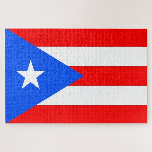 Puerto Rico Flag Legpuzzel (Horizontaal)