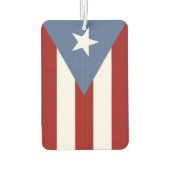 Puerto Rico Flag Luchtverfrisser (Achterkant)