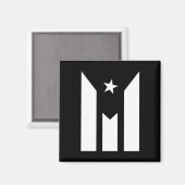 Puerto Rico Flag Magneet (Voorkant / Achterkant)