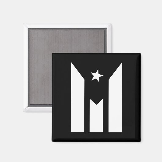 Puerto Rico Flag Magneet (Voorkant / Achterkant)