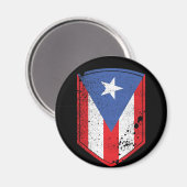 Puerto Rico Flag Magneet (Voorkant / Achterkant)