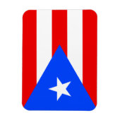 Puerto Rico Flag Magneet (Verticaal)