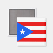Puerto Rico Flag Magneet (Voorkant / Achterkant)