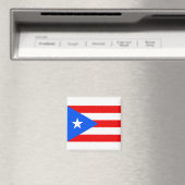 Puerto Rico Flag Magneet (Insitu (Vaatwasser))