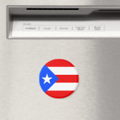 Puerto Rico Flag Magneet (Insitu (Vaatwasser))