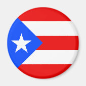 Puerto Rico Flag Magneet (Voorkant)