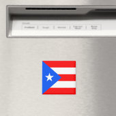 Puerto Rico Flag Magneet (Insitu (Vaatwasser))