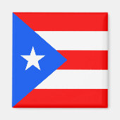 Puerto Rico Flag Magneet (Voorkant)