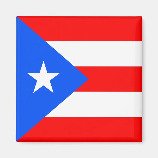 Puerto Rico Flag Magneet (Voorkant)