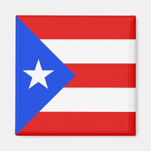 Puerto Rico Flag Magnet (Voorkant)