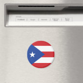 Puerto Rico Flag Magnet (Insitu (Vaatwasser))