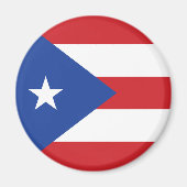 Puerto Rico Flag Magnet (Voorkant)
