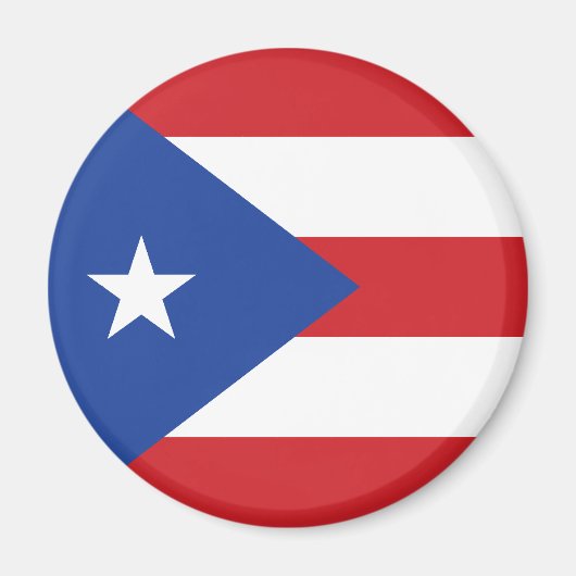 Puerto Rico Flag Magnet (Voorkant)