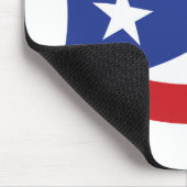 Puerto Rico Flag Mousepad Muismat (Hoek)