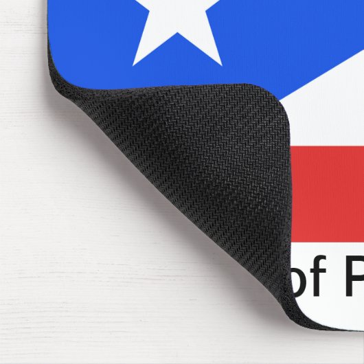 Puerto Rico Flag Muismat (Hoek)