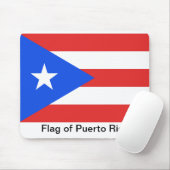 Puerto Rico Flag Muismat (Met muis)
