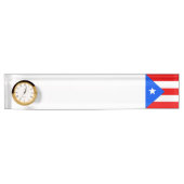Puerto Rico Flag Naambordje (Voorkant)