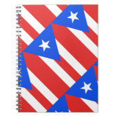 Puerto Rico Flag Notitieboek (Voorkant)