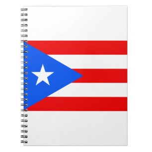 Puerto Rico Flag Notitieboek