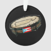 Puerto Rico Flag Pandera Ornament (voorkant)