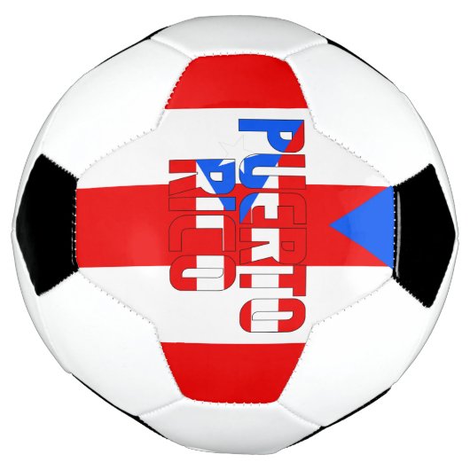Puerto Rico Flag Patriotic  Voetbal (Gedraaid)