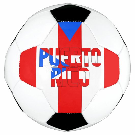Puerto Rico Flag Patriotic  Voetbal (Voorkant)