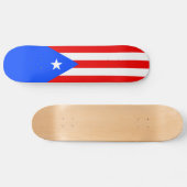 Puerto Rico Flag Persoonlijk Skateboard (Horizontaal)