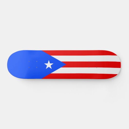 Puerto Rico Flag Persoonlijk Skateboard (Horizontaal)