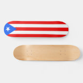 Puerto Rico Flag Persoonlijk Skateboard (Horizontaal)