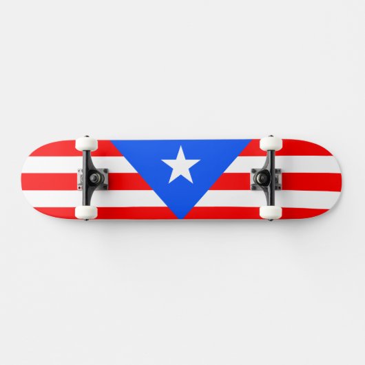 Puerto Rico Flag Persoonlijk Skateboard (Horizontaal)