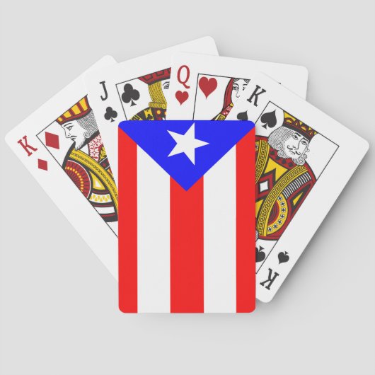 Puerto Rico Flag Pokerkaarten (Achterkant)