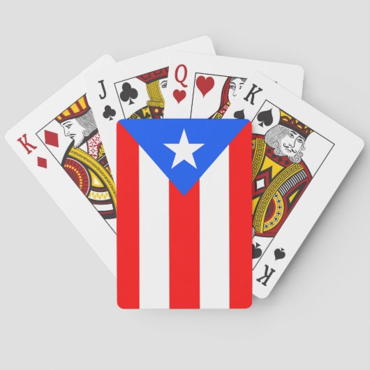Puerto Rico Flag Pokerkaarten (Achterkant)