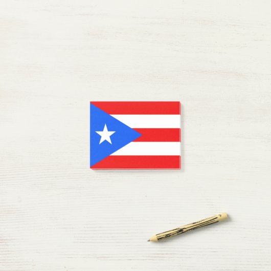 Puerto Rico Flag Post-it® Notes (Op bureau)