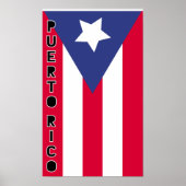 Puerto Rico Flag Poster (Voorkant)