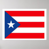 Puerto Rico Flag Poster (Voorkant)