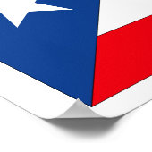 Puerto Rico Flag Poster (Hoek)