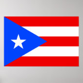 Puerto Rico Flag Poster (Voorkant)