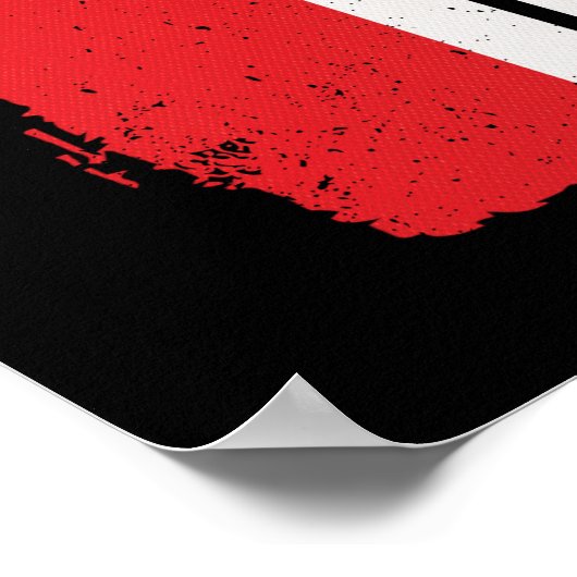 Puerto Rico Flag Poster (Hoek)