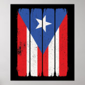 Puerto Rico Flag Poster (Voorkant)