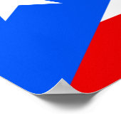 Puerto Rico Flag Poster (Hoek)