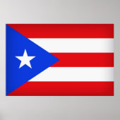 Puerto Rico Flag Poster (Voorkant)