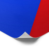 Puerto Rico Flag Poster (Hoek)