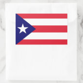 Puerto Rico Flag Rechthoekige Sticker (Tas)