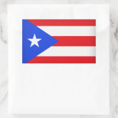 Puerto Rico Flag Rechthoekige Sticker (Tas)