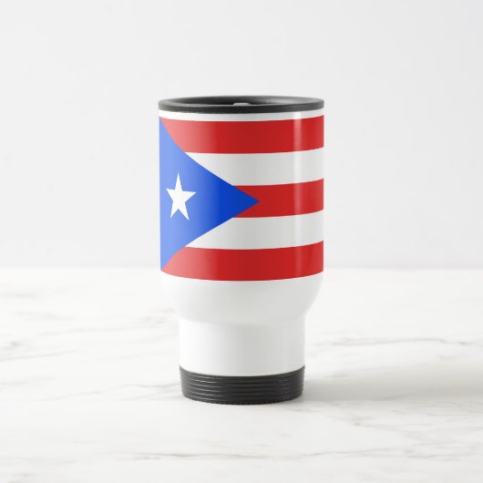 Puerto Rico Flag Reisbeker (Center)