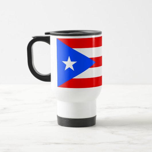 Puerto Rico Flag Reisbeker (Links)