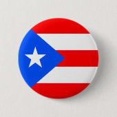 Puerto Rico Flag Ronde Button 5,7 Cm (Voorkant)