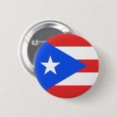 Puerto Rico Flag Ronde Button 5,7 Cm (Voorkant /achterkant)