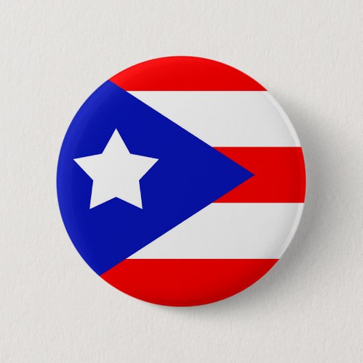 Puerto Rico Flag Ronde Button 5,7 Cm (Voorkant)