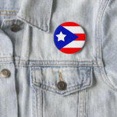 Puerto Rico Flag Ronde Button 5,7 Cm (In situ)